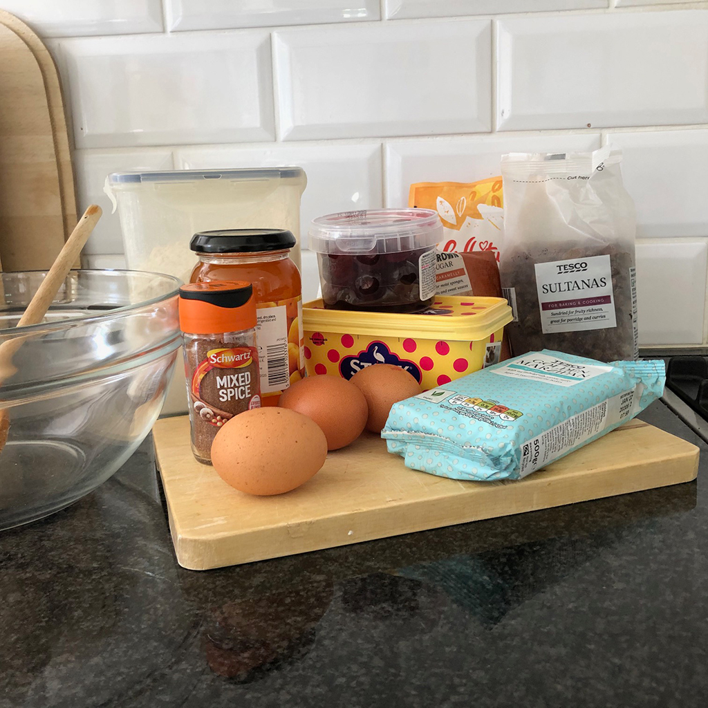 Simnel cake ingredients