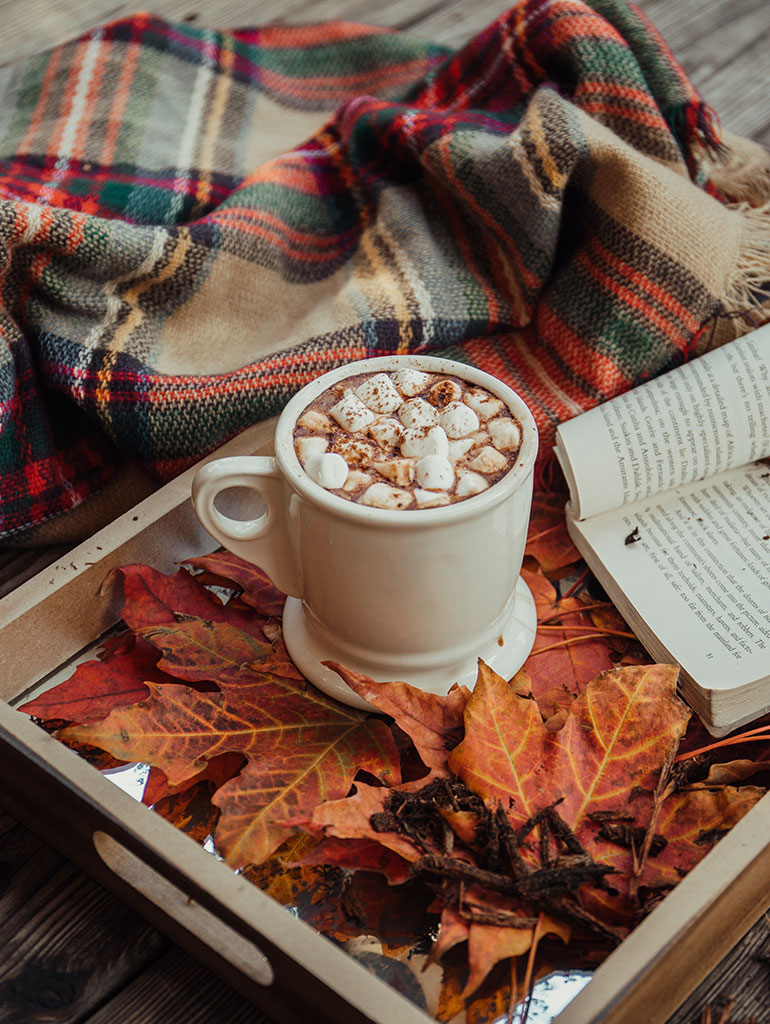 Autumn hot chocolate