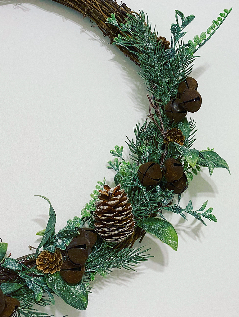 Pine cone wreath