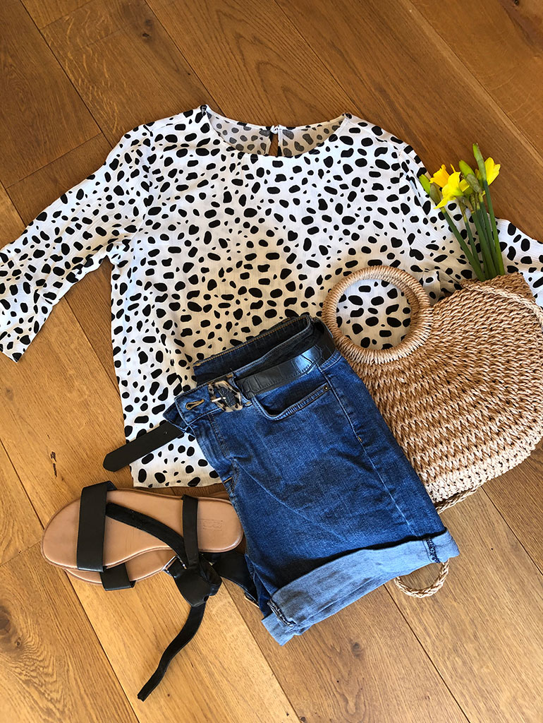 Styling for summer clothes layout