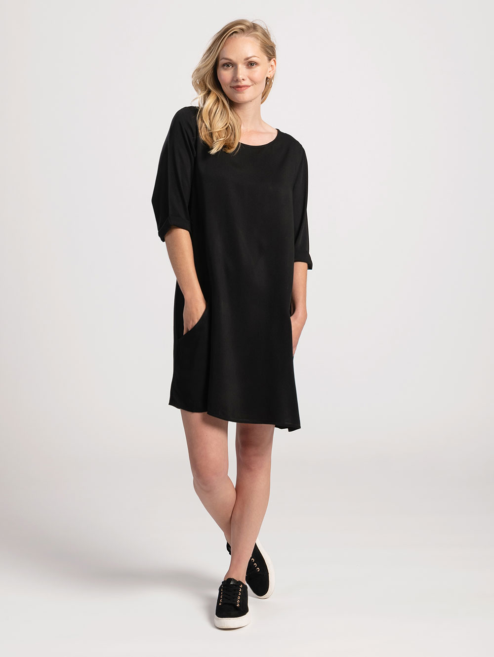 Pentlebay Pocket Dress in Black