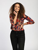Fluted Sleeve Blouse image 3