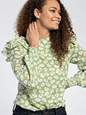 Frill Shoulder Blouse image 2