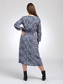 Shirred Waist Midi Dress image 3