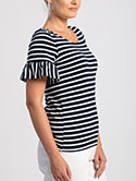 Frill Sleeve Tee image 3