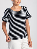Frill Sleeve Tee image 4