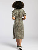 Shirred Waist Midi Dress image 3