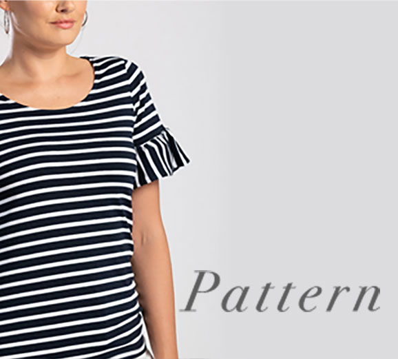 Patterned women's tops